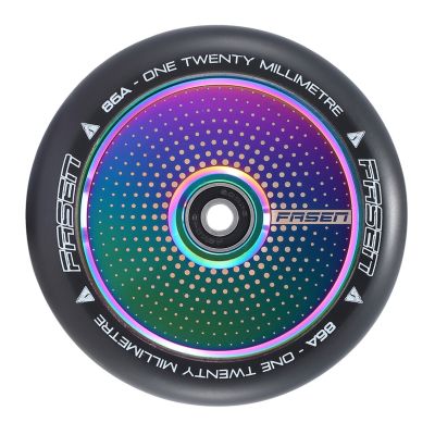 Fasen Scooters Hypno Hollowcore Wheel Pair - 120mm - Dot Oil Slick