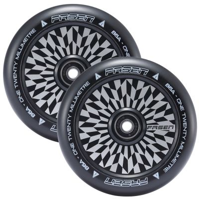 Fasen Scooters Hypno Hollowcore Wheel Pair - 120mm - Off Set Black