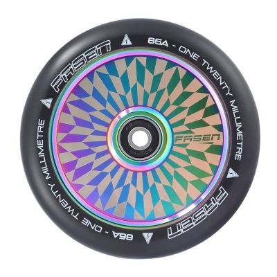 Fasen Scooters Hypno Hollowcore Wheel Pair - 120mm - Off Set Oil Slick
