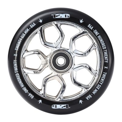 Blunt Envy Lambo Scooter Wheel Pair - 120mm x 26mm - Chrome / Black