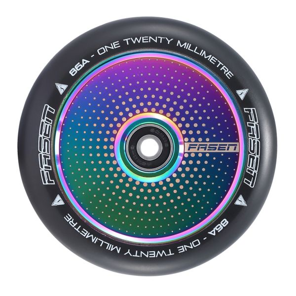 Fasen Scooters Hypno Hollowcore Wheel Pair - 120mm - Dot Oil Slick