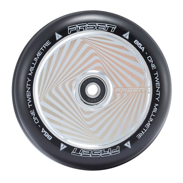 Fasen Scooters Hypno Hollowcore Wheel Pair - 120mm - Square Chrome