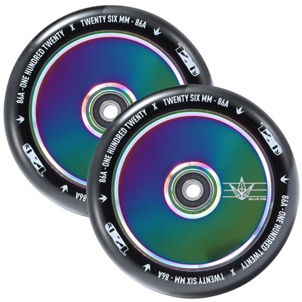 Blunt Envy Hollow Core Scooter Wheel Pair - 110mm x 24mm Oil Slick