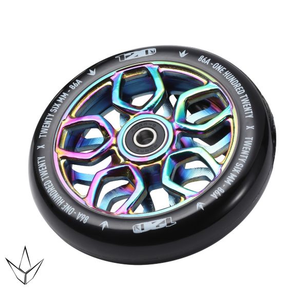 Blunt Envy Lambo Scooter Wheel Pair - 120mm x 26mm - Oil Slick 